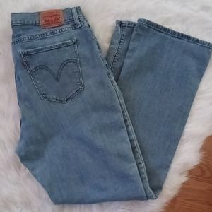 Levi's Curvy Boot Cut Five Pocket Jeans